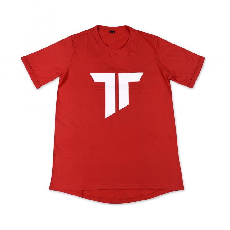 Dámske červené tričko s logom T