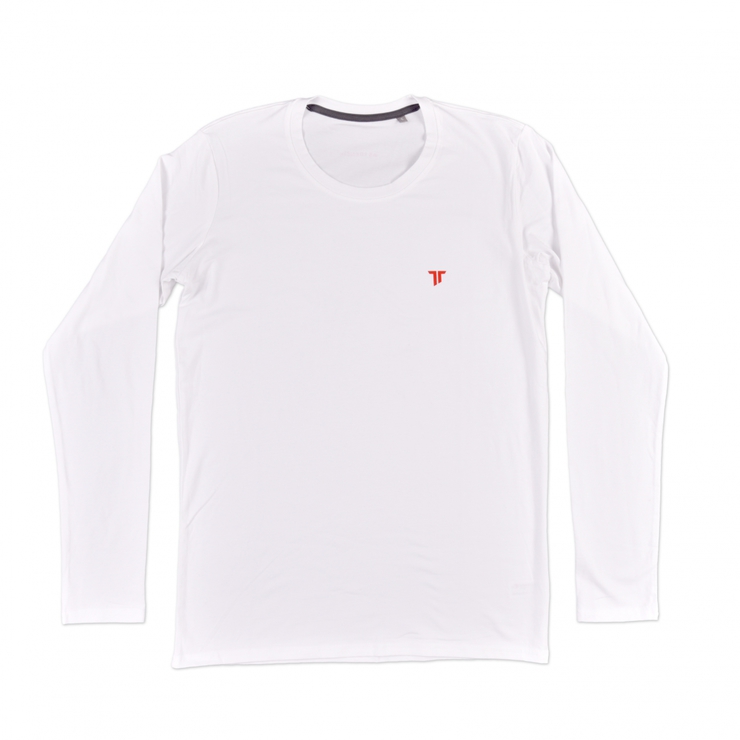 White T-shirt - men LS