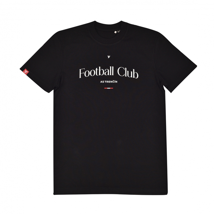Black FOOTBALL CLUB T‑shirt