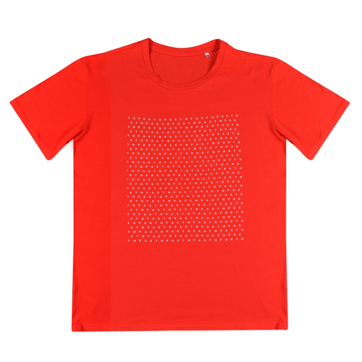 Pánske červené tričko s ASTN 