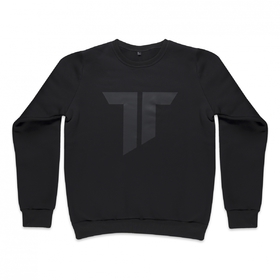 Čierna mikina s logom T