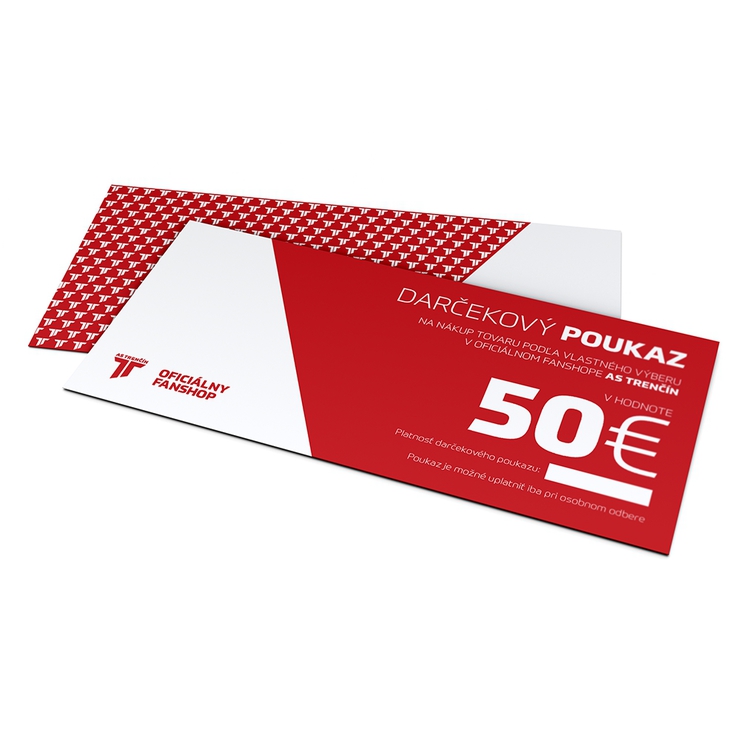 Gift card 50,00 eur 